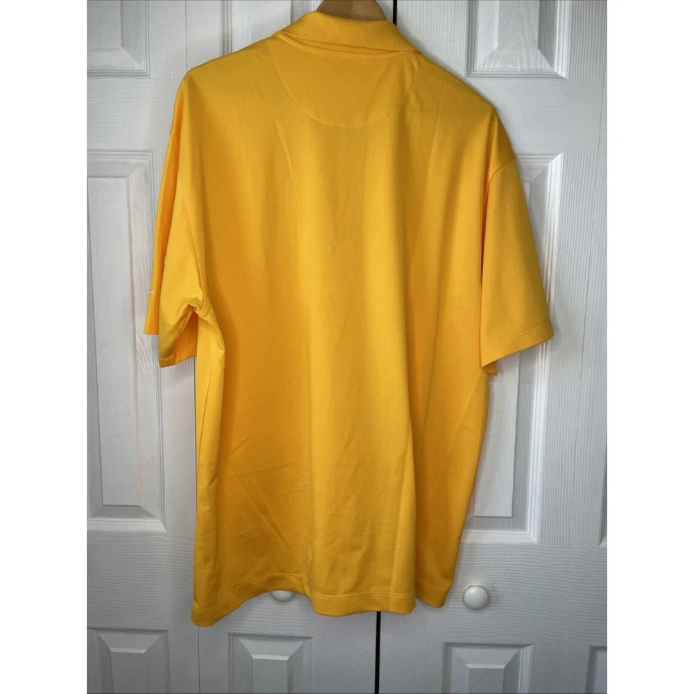 NIKE GOLF Dri Fit polo style men's Yellow/orange Men's‎ XL